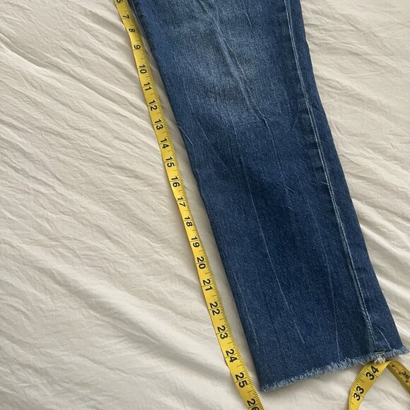 DL1961 26 Waist Susie High Rise Tapered Paperbag Jeans Raw Hem - Picture 10 of 10